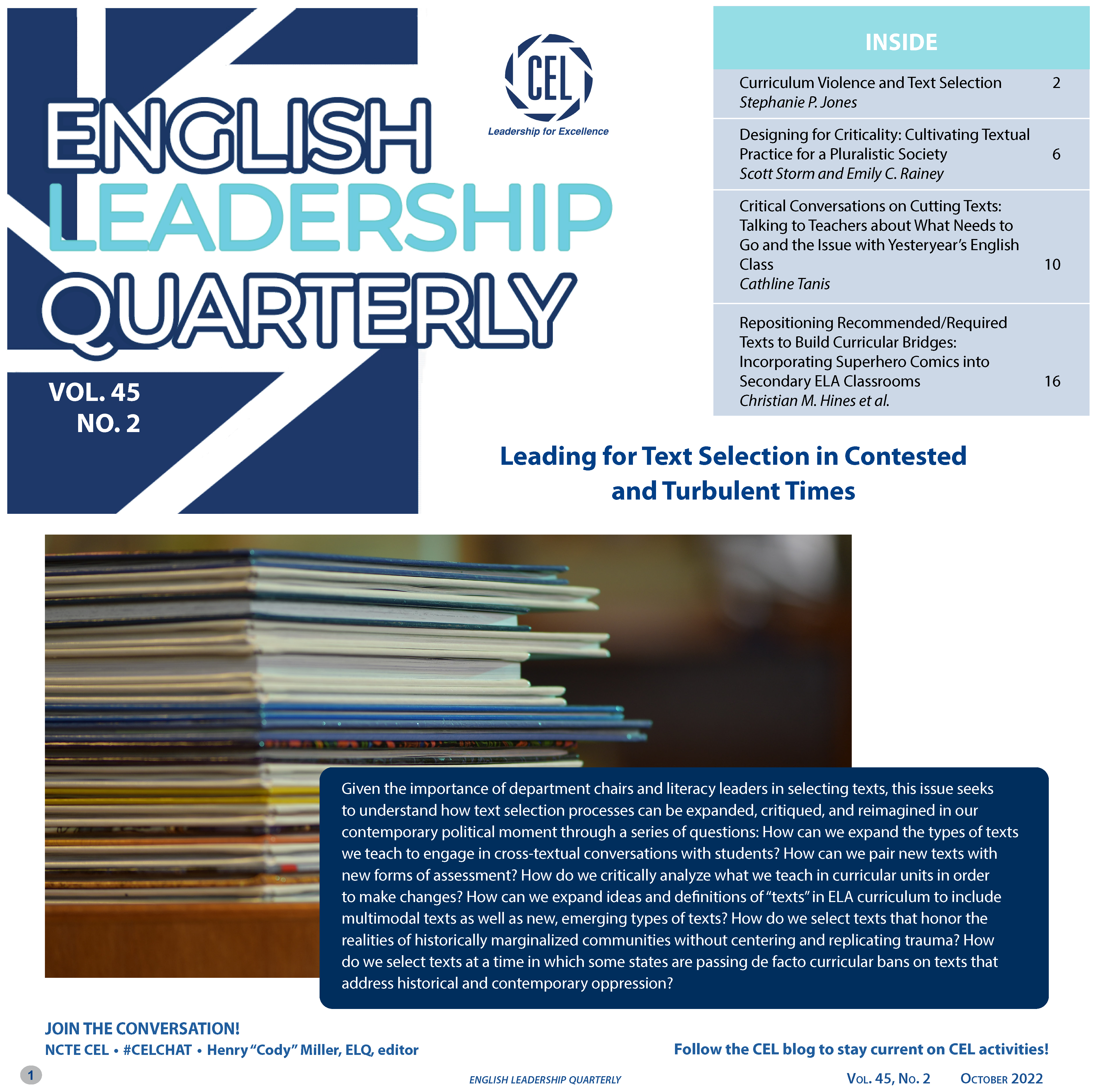 image of English Leadership Quarterly